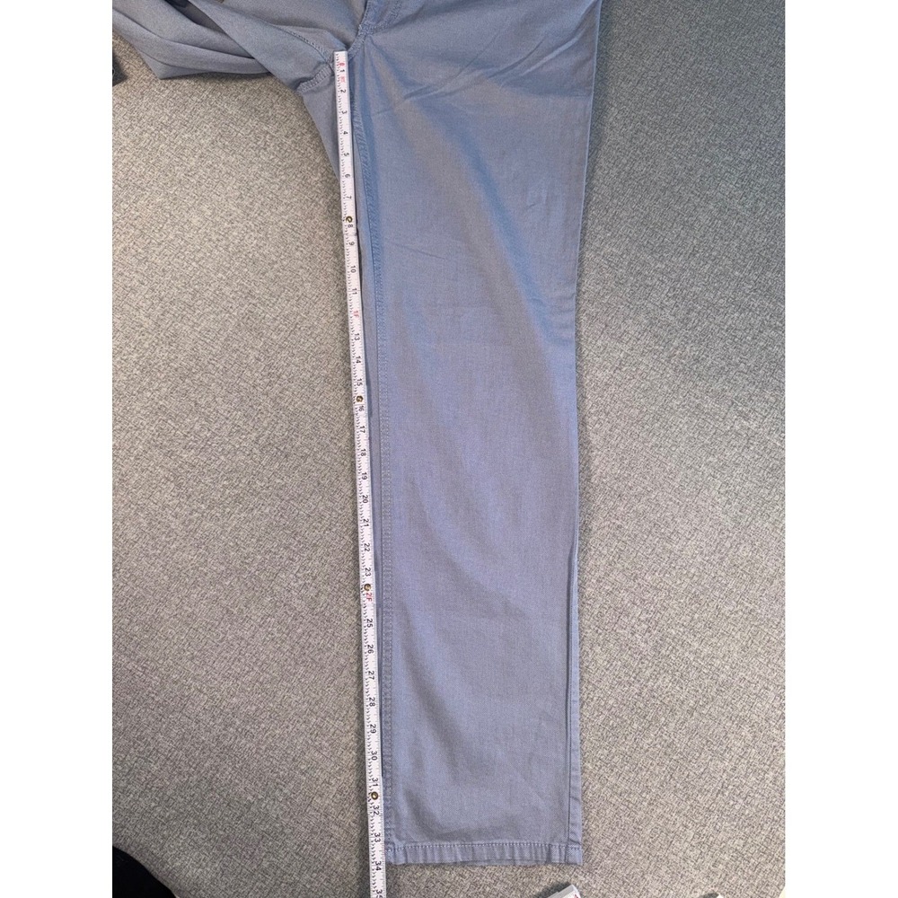 NWT New Brax Feel Good Cooper Fancy Regular Fit Tritone Cotton Blue Pants 40X34 - Picture 11 of 15